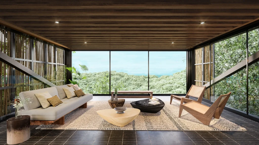 Discover Tree Tops, a flagship project by Kalypso, setting a new standard in luxury living. Experience high-end materials, open-concept spaces, and sustainable design elements, all harmonized with nature in beautiful Costa Rica.